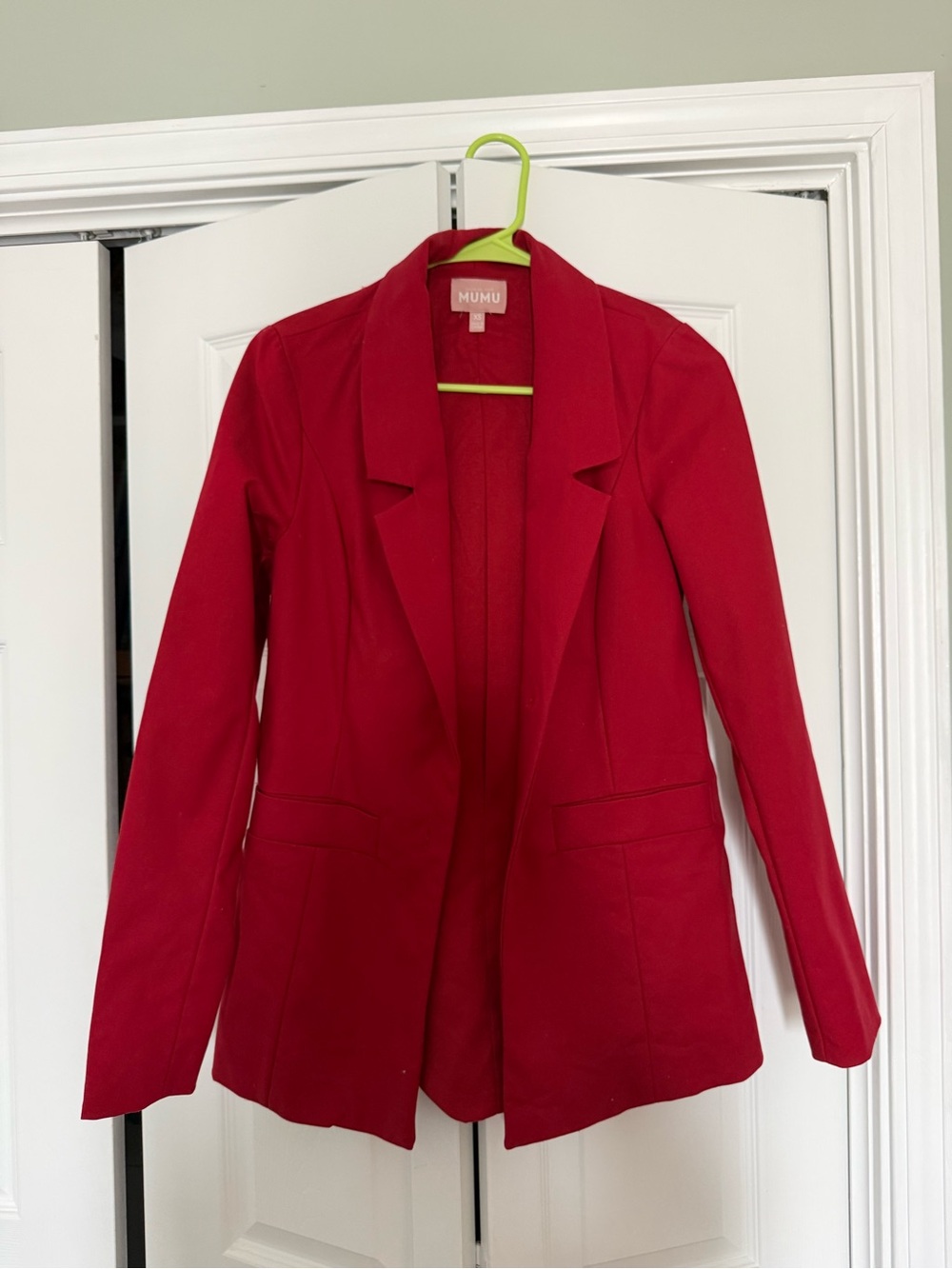 Show Me Your Mumu Major Blazer Jacket in Red